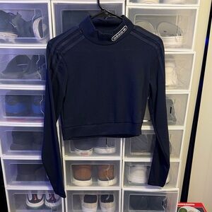Adidas Women's Navy Crop Top